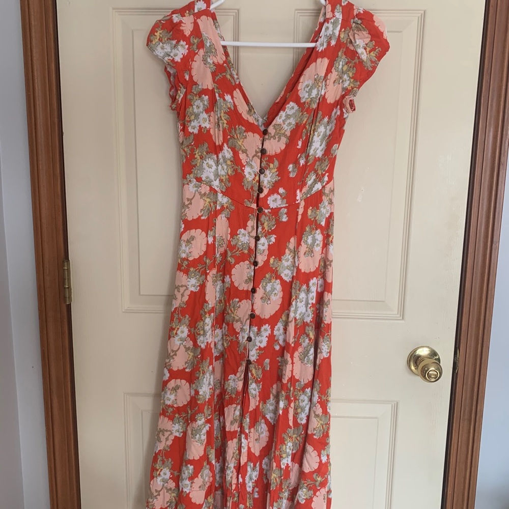 Floral short sleeve dress